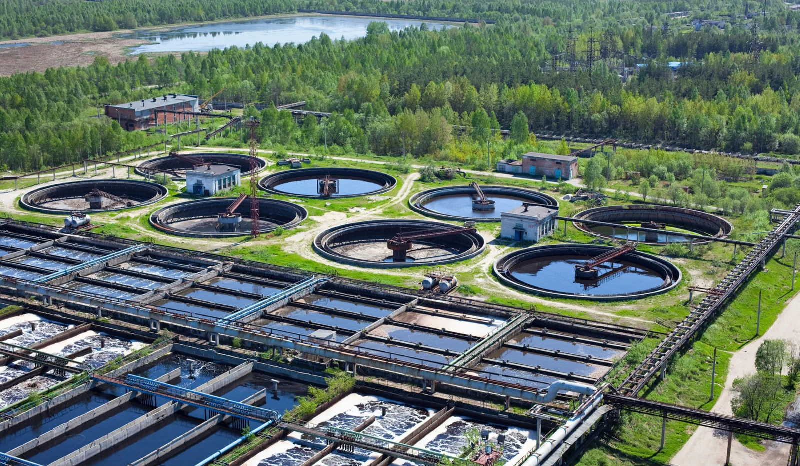 Water and wastewater treatment plant