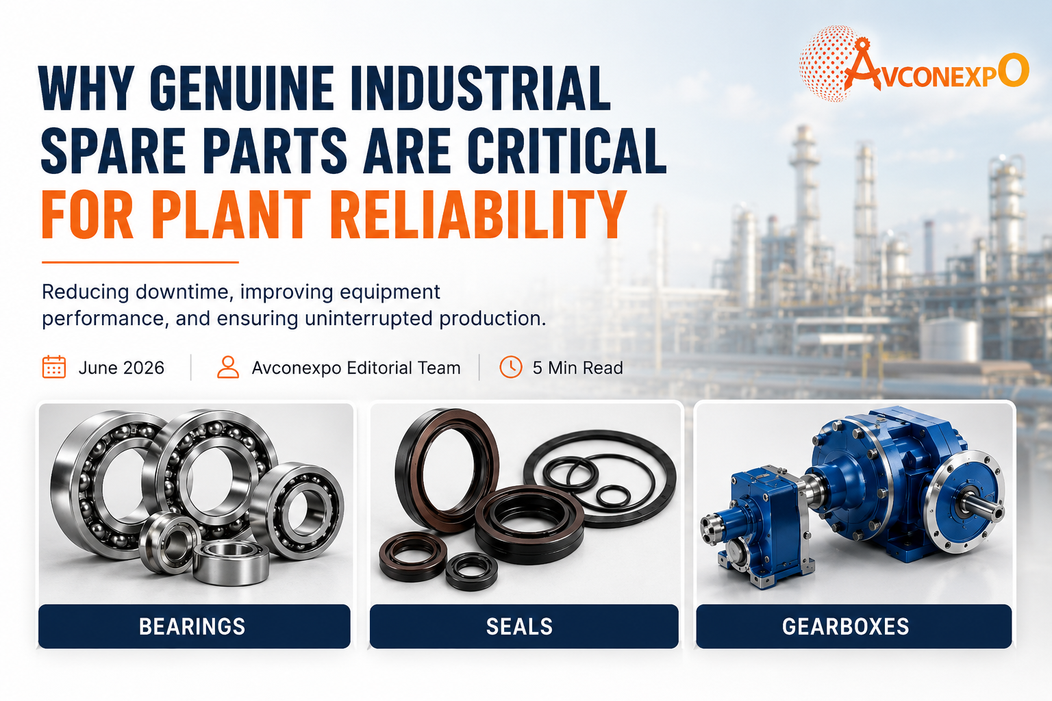 Why Industrial Spare Parts Are the Backbone of Plant Reliability?